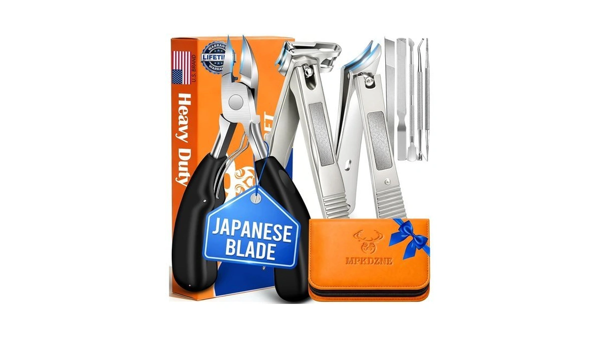 8-in-1 Heavy Duty Toenail & Fingernail Clippers For Seniors Men