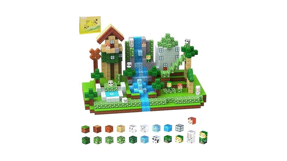 Chodia Magnetic Building Blocks Sets 150pcs Forest Wold Magnet Cubes