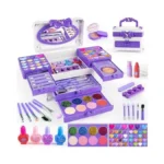 Gorispi Kids Makeup Sets For Girls, 66pcs Real Cosmetic For
