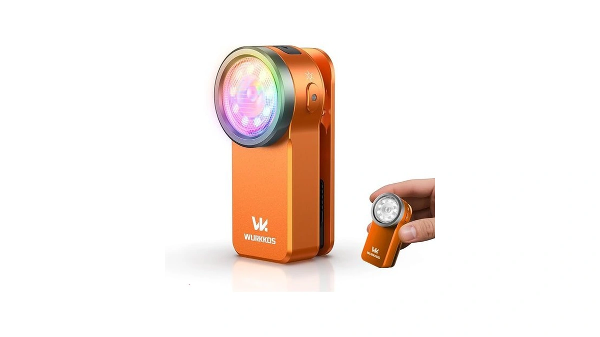 Wurkkos Hd03 Edc Flashlight Rechargeable Clip-on Light, 680lumens Mini Pocket