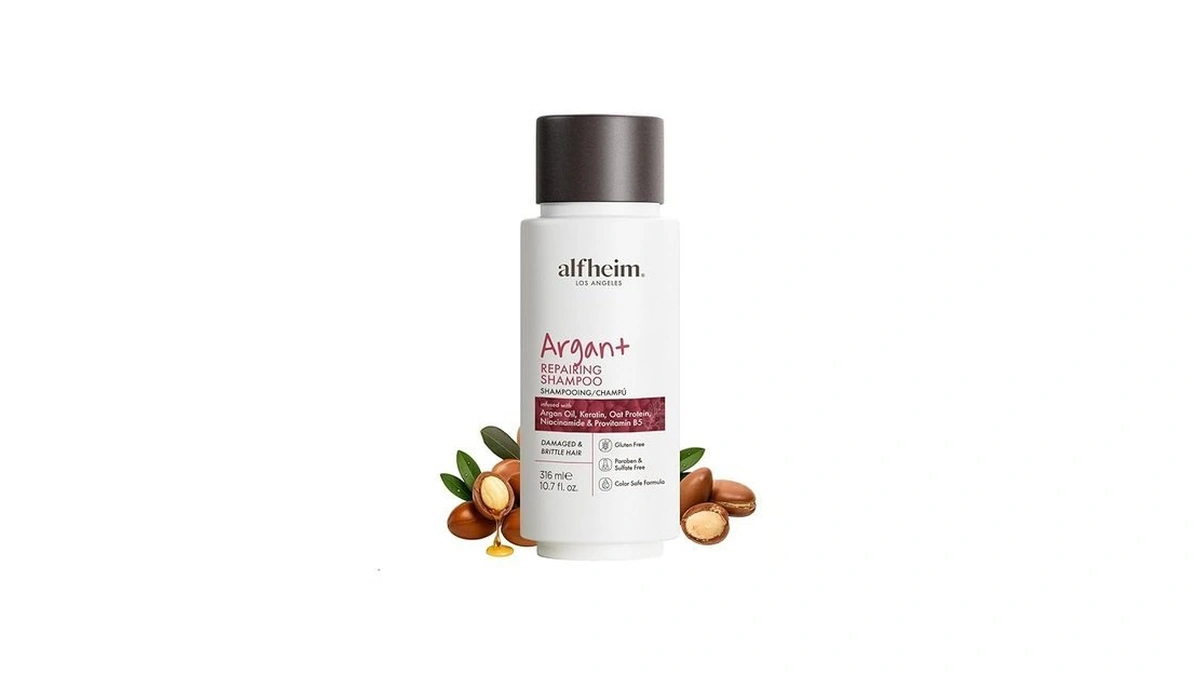 Alfheim Argan+ Repairing Shampoo For Dry, Damaged & Frizzy Hair