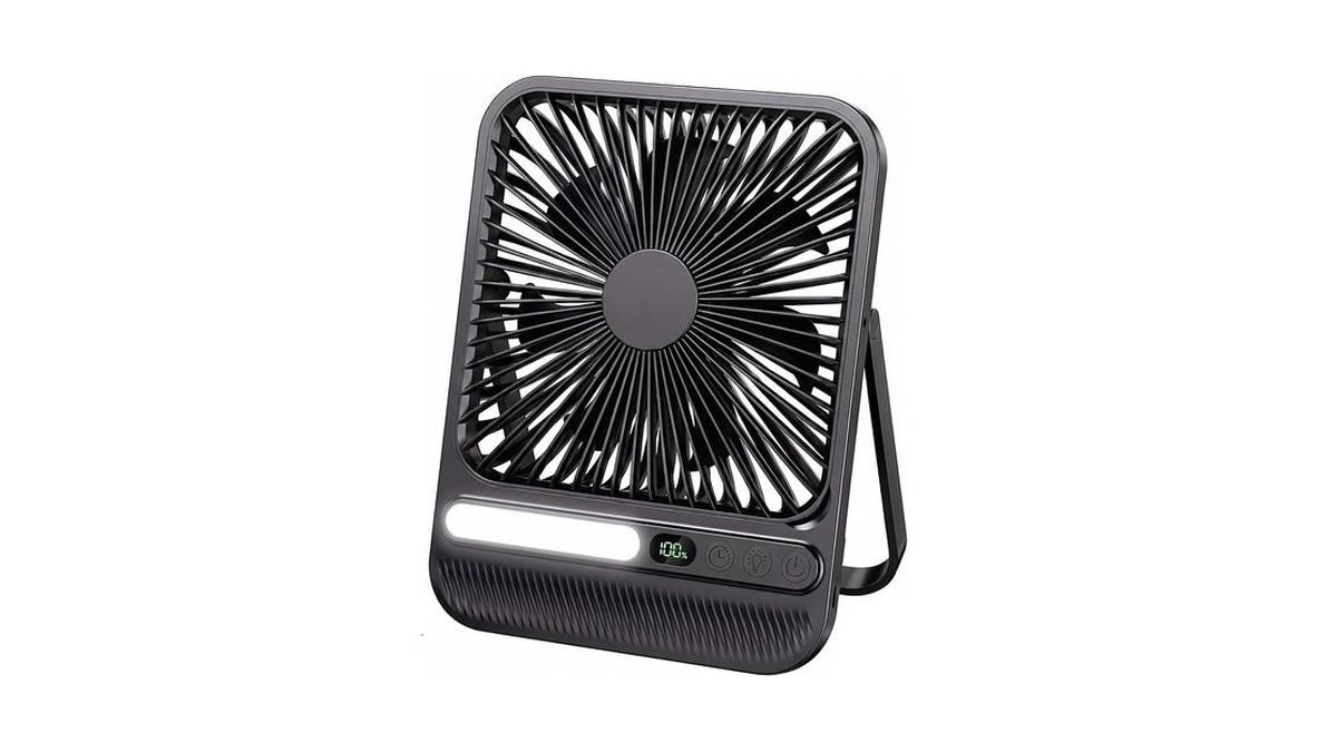 Bivbtp 7-inch Portable Travel Fan, Cruise Ship Approved, 28h 8000mah