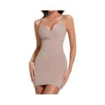 Zeecaro Full Slip Dress With Spaghetti Straps For Women Tummy