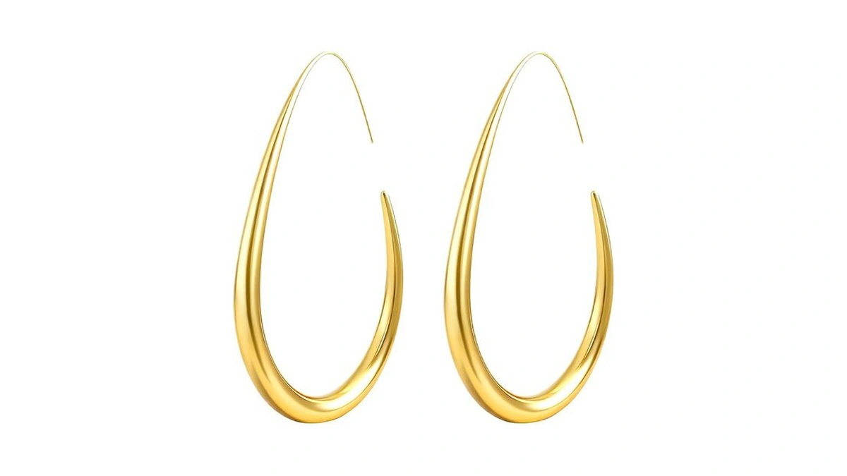Ybngsmk 18k Gold Hoop Earrings - Hypoallergenic Earrings For Women
