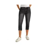Luvamia Jean Capri Pants For Women High Waisted Ripped Skinny