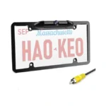 Haokeo License Plate Backup Camera Hd Front Rear View Reverse
