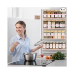 Smrcad Magnetic Spice Rack For Refrigerator, 4pack Magnetic Shelf For
