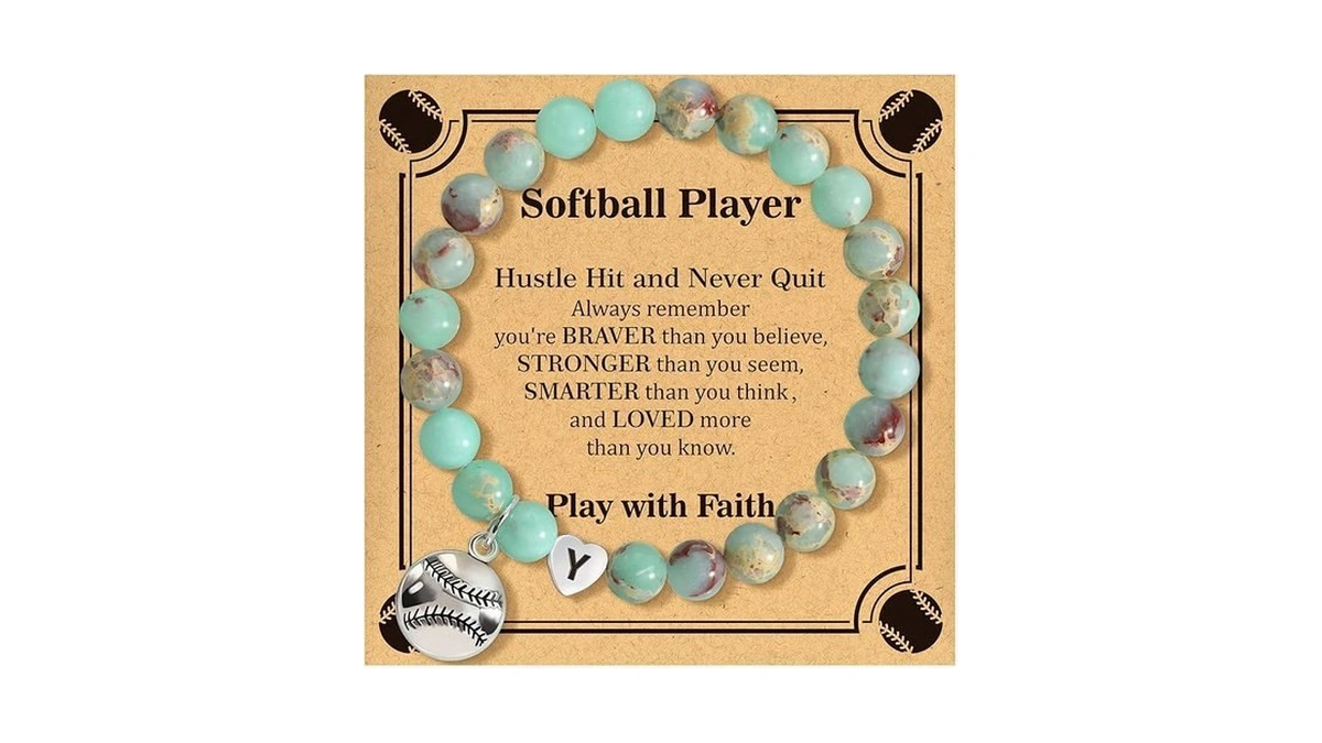 Baylay Softball Gifts For Teen, Softball Bracelet Stuff Accessories For