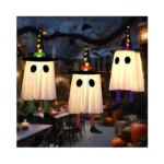 Halloween Party Decorations Lights, Set Of 3 Hanging Witch Hat