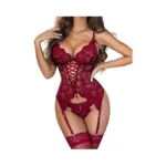 Avidlove Womens Lingerie Set Teddy Babydoll Lingerie Lace Bodysuit With