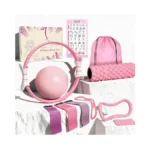 Lzcdudu Pink Pilates Ring Kit With 14 Inch Magic Circle