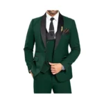 3 Piece Mens Tuxedo Suit Set Slim Fit Groomsman Tux