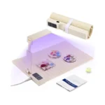 2-in-1 Resin Heating Mat& Adjustable Uv Light+leveling Instrument Silicone Foldable