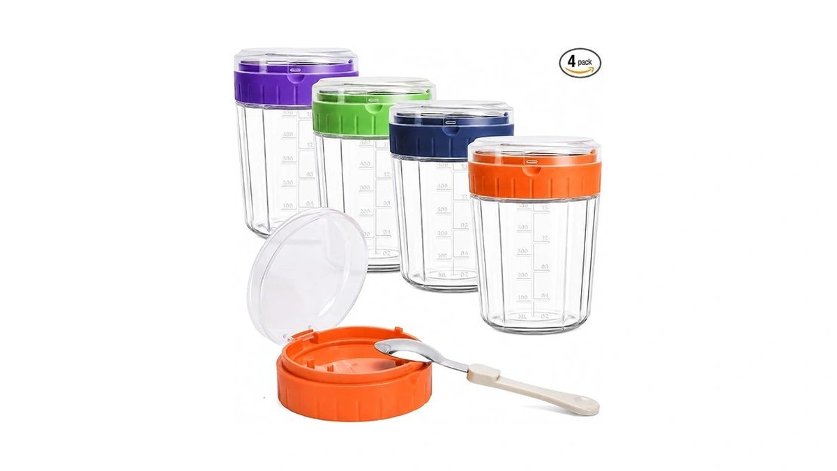 Eonjoe Overnight Oats Containers With Lid And Spoon - 16oz