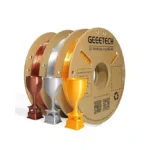 Geeetech Bundle Silk Pla Filament 1.75mm For 3d Printer, Metal-like