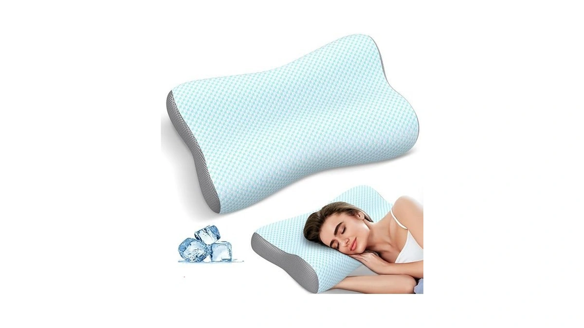 Cervical Neck Pillow For Pain Relief, Contour Memory Foam Pillows