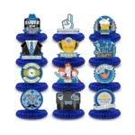 Joy Bang 12pcs Fathers Day Decorations, Happy Fathers Day Centerpieces
