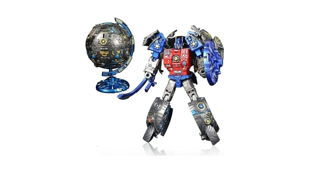 Hapystar Globe Transforming Toy, 2 In 1 Transform Into Robot