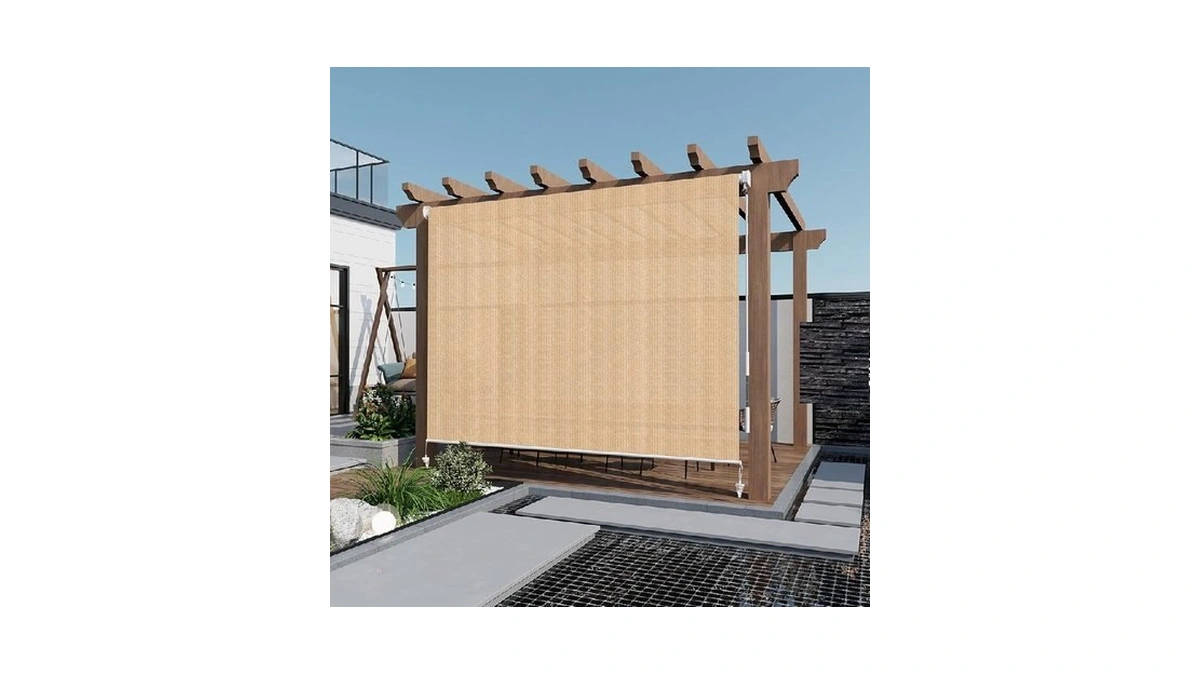 Love Story Patio Shades Roll Up Outdoor Cordless Roller Shade
