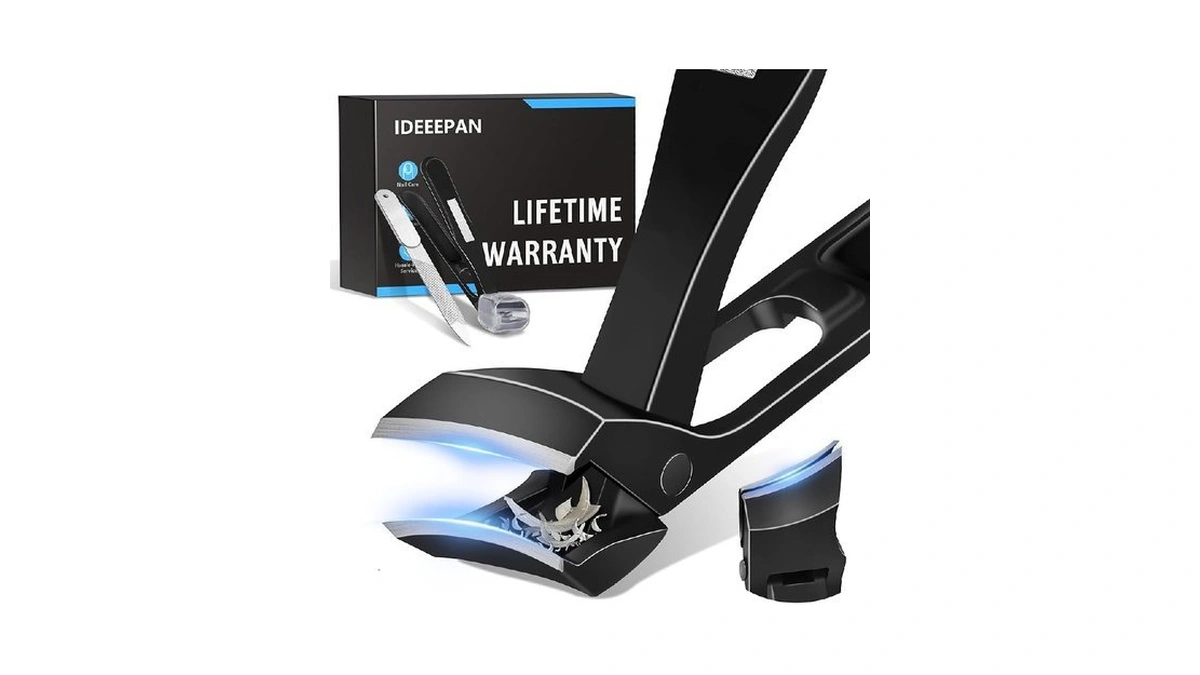 Ideeepan Toenail Clippers For Thick Toenails & Ingrown Nails, Slanted