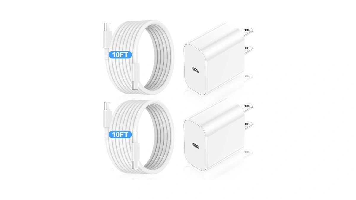 Iphone 17 16 15 Fast Charger Block And 10ft Usb