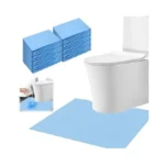 Abnaok 30 Pack Disposable Toilet Mats For A Hygienic &