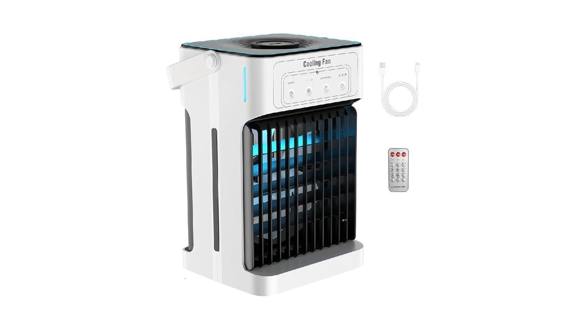 Portable Air Conditioner, Upgraded Motor Evaporative Air Cooler With Remote,