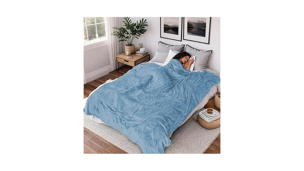 Minervada Heated Blanket Electric Blanket Throw Size 50''x60'', 6 Heating
