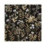 Abyssaly Vintage Floral Wallpaper Peel And Stick Boho, Black And