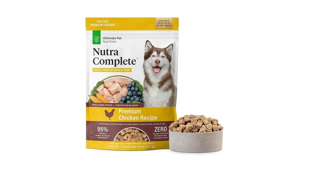 Ultimate Pet Nutrition Nutra Complete Freeze Dried Raw Dog Food,