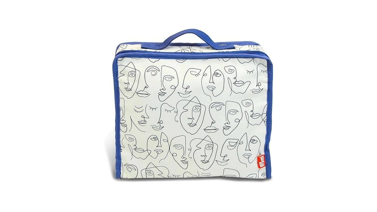 Prym All-in-one Mini Craft Organizer Bag, Artistic Faces