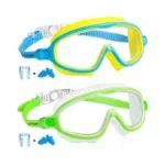 Goggles For Kids Swimming 2 Pack No Leaking Anti-fog Outer