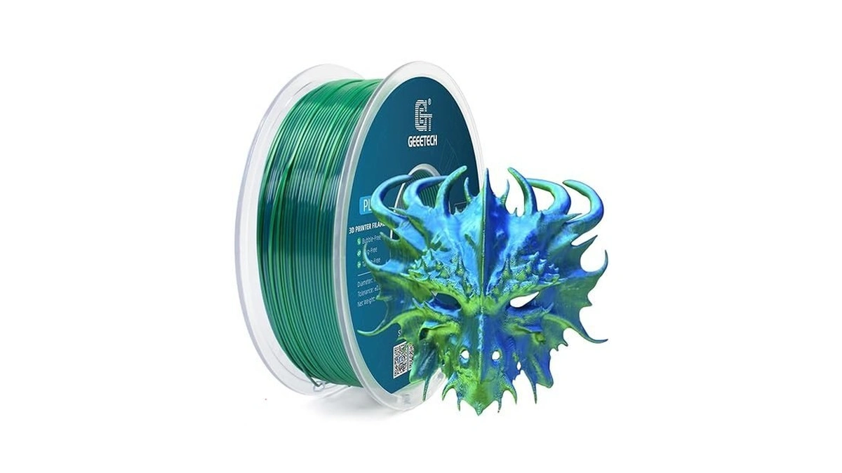 Geeetech Silk Pla 3d Printer Filament 1.75mm, Silk Dual Color