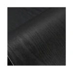 Seonta Black Contact Paper 11.8"x118" Wood Peel And Stick Wallpaper