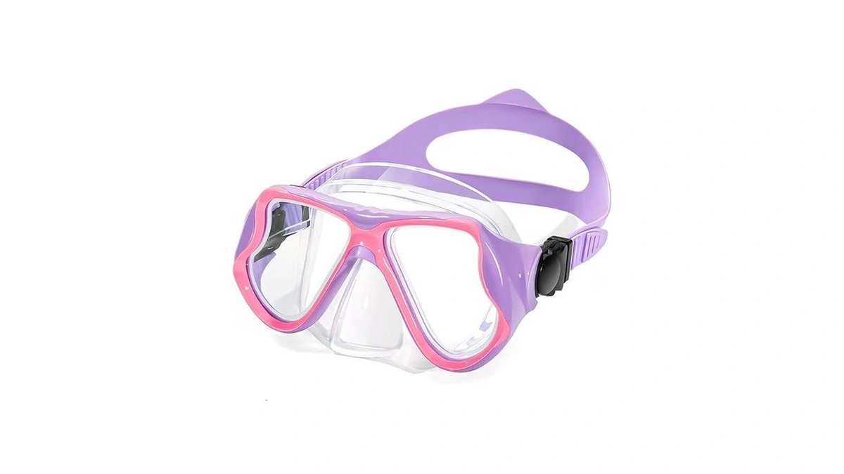 Freela Kids Swim Goggles With Nose Cover, Water Pool Beach