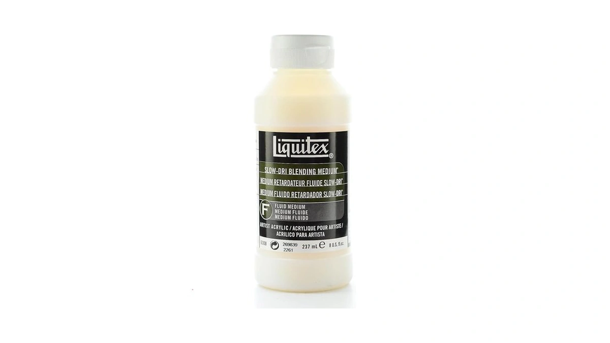 Liquitex Professional Fluid Medium, 237ml (8-oz), Slow-dri Blending