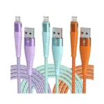 Cuanyeon Iphone Charger Fast Charging Lightning Cable 6ft 3pack[apple Mfi
