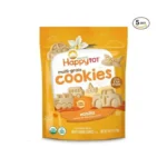 Happytot Organic Multi-grain Cookies Toddler Snack, Fun Transportation Shapes, Vanilla,