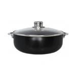 Imusa 4.4qt Bistro Ceramic Nonstick Caldero/dutch Oven With Glass Lid,
