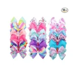 18pcs Hair Bows For Girls - 5 Inch Large Bow
