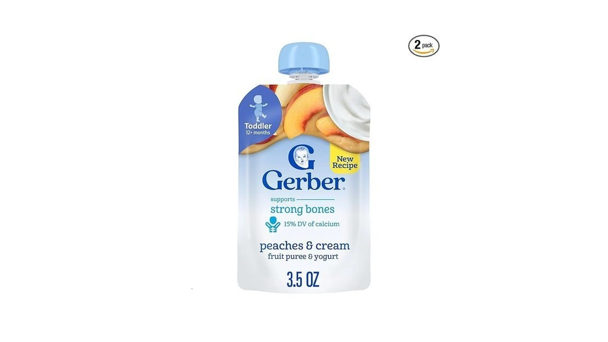 Gerber Baby Food Pouches, Toddler 12+ Months, Fruit & Yogurt
