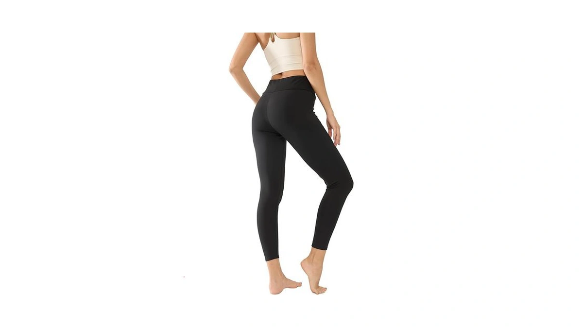 Invictusy Women High Waisted Leggings Soft Athletic Tummy Control Yoga