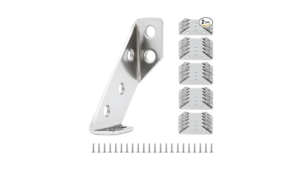 Stainless Steel Angle Brackets Heavy Duty – L Shaped Corner