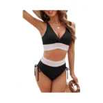 Edelqual High Waisted Bikini Sets For Women Tummy Control Swimsuits