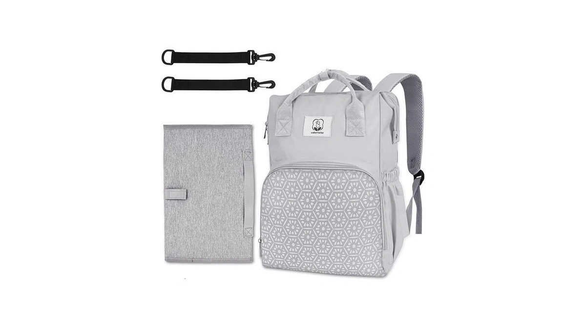 Cottonbebe Diaper Bag With Changing Pad, Large Baby Bags Backpack