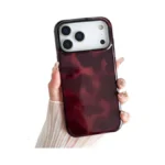 Sayoaho Compatible With Iphone 17 Pro Case, Chic Amber Tortoise