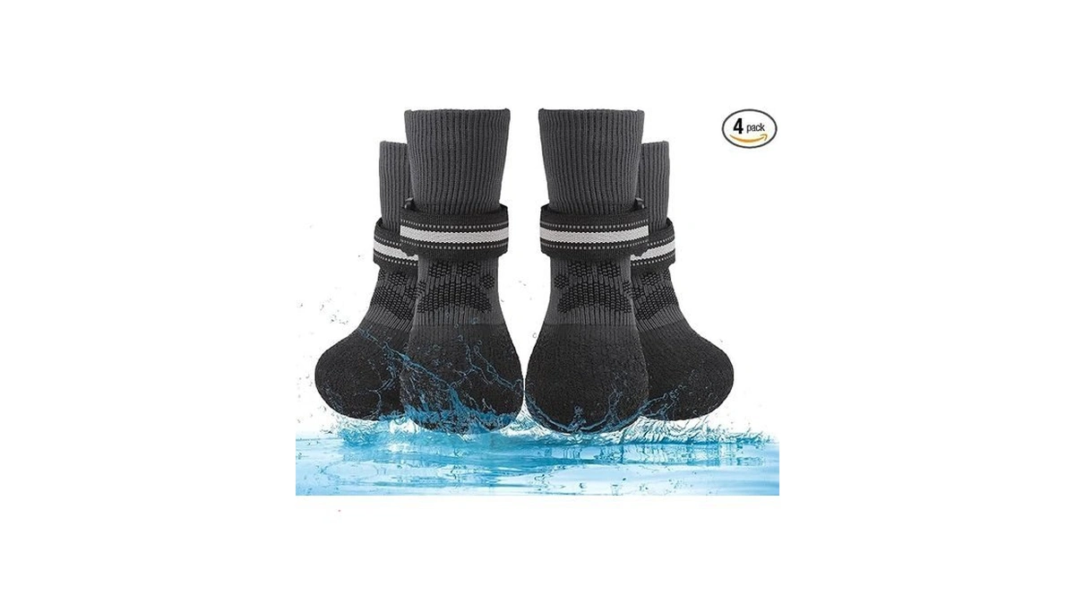 Bingpet Anti Slip Dog Shoes Socks,dog Booties Waterproof For Hot