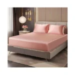Bedelite Satin Fitted Sheet And Pillowcases Set, Soft Similar To
