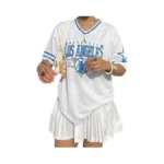 Baseball Jersey Women Game Day Sports Fan Shirts Oversized Baseball