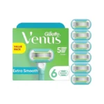 Gillette Venus Extra Smooth Womens Razor Blade Refills, 6 Count,